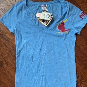 Victoria Secret Pink MLB Licensed V Neck TShirt